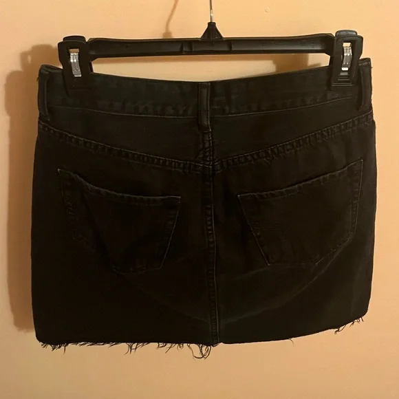 Hollister Ultra High-Rise Denim Skirt in Black - Picture 3 of 3